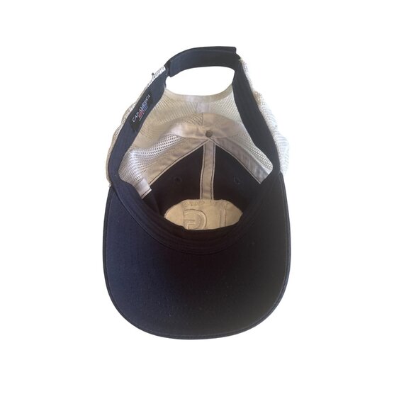 Lake Gage Angola IN Embroidered Trucker Hat Cap America Navy & White Adjustable - Picture 5 of 6